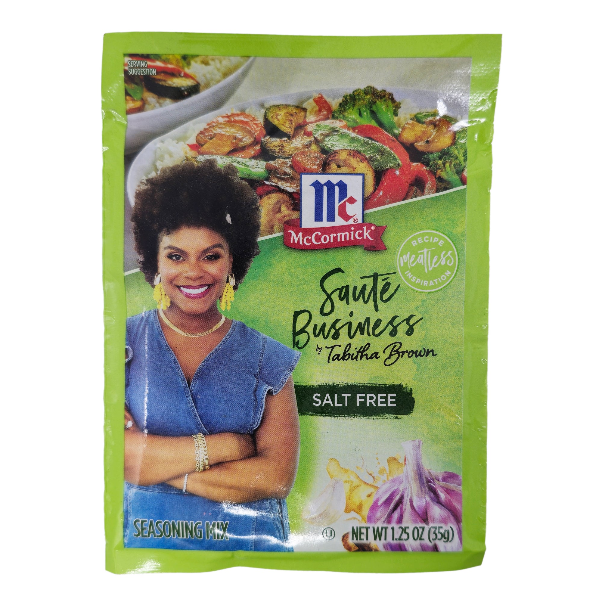 McCormick Salt Free Saute Business Seasoning Mix - 1oz.